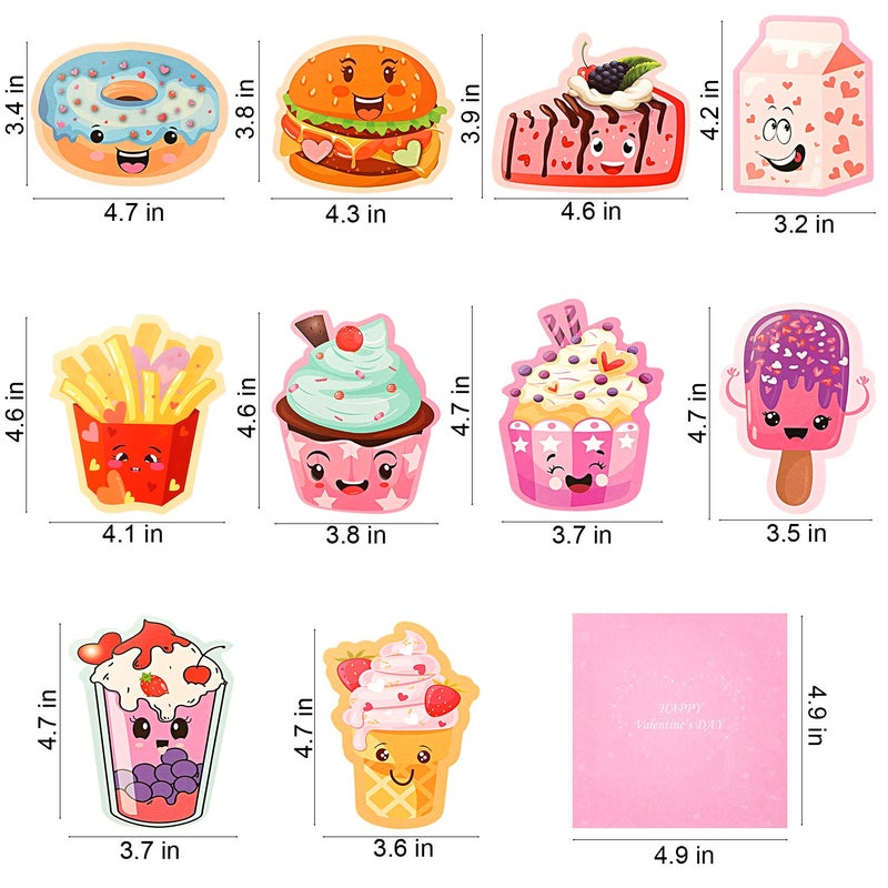 SUKKI Valentines Day Cards for Kids 30 Sets with Envelopes Pendant Gifts and Temporary Tattoos - Perfect Greeting Exchange Cards for Classmates Boys Girls Party Favors - Image 3